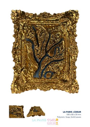 Original Abstract Expressionism Abstract Sculpture by Emma-Claire Fierce