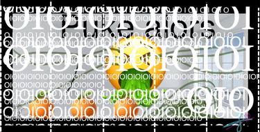 Original Algorithmic Abstract Digital by Emma-Claire Fierce