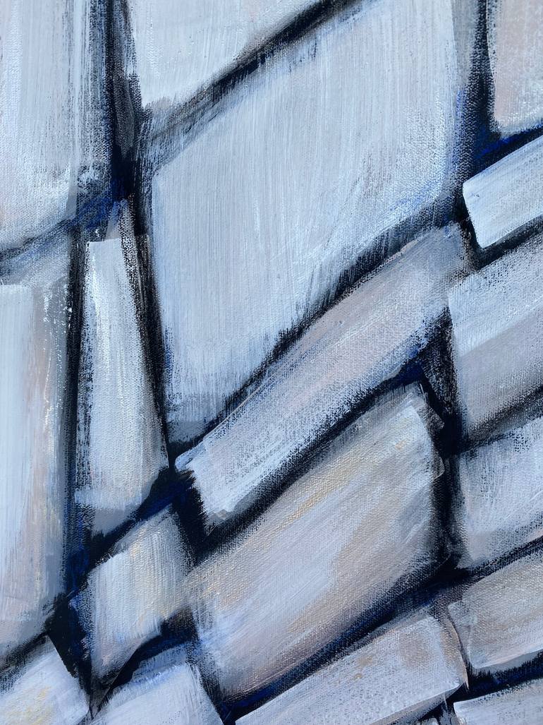 Original Abstract Expressionism Abstract Painting by Julia Kisi