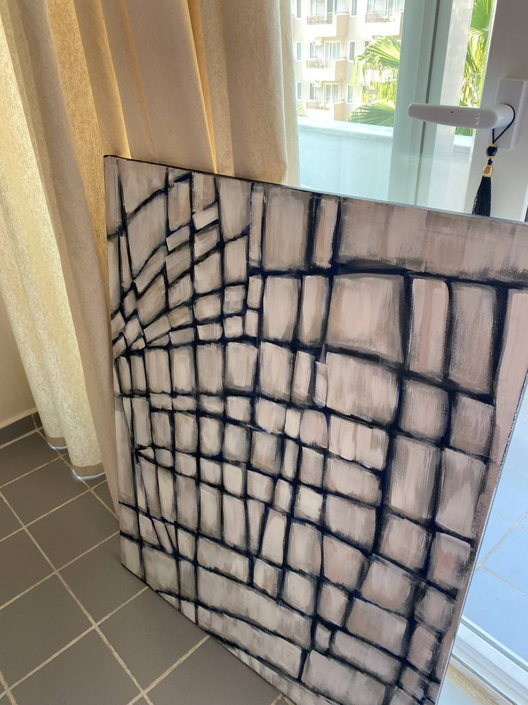 Original Abstract Expressionism Abstract Painting by Julia Kisi