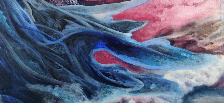 Original Surrealism Landscape Painting by John Arevalo