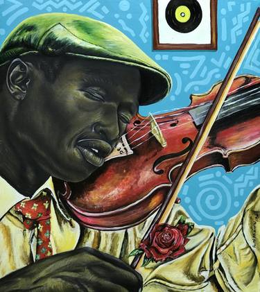 Original Contemporary Music Paintings by Oluwafemi Akanmu