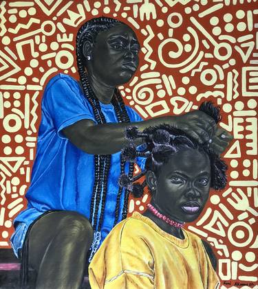 Print of Figurative Women Paintings by Oluwafemi Akanmu