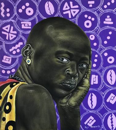 Original Contemporary Women Paintings by Oluwafemi Akanmu