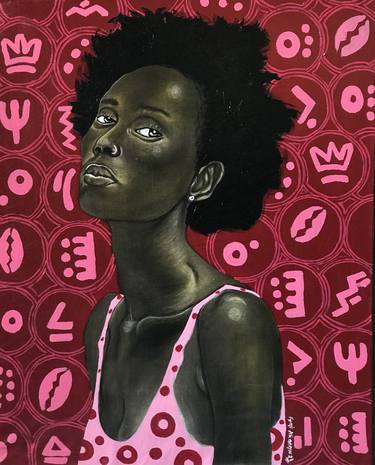 Original Contemporary Women Paintings by Oluwafemi Akanmu