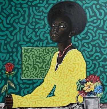 Print of Realism Women Paintings by Oluwafemi Akanmu