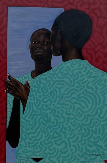 Original Expressionism Men Paintings by Oluwafemi Akanmu