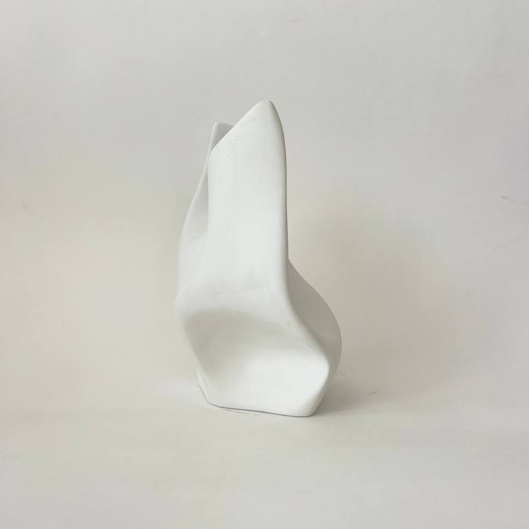 Original Black & White Abstract Sculpture by Natalia Valter