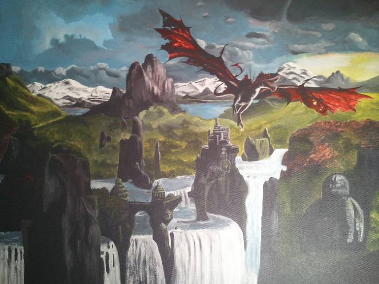 Original Fantasy Painting by Jacob Brandt-Mller