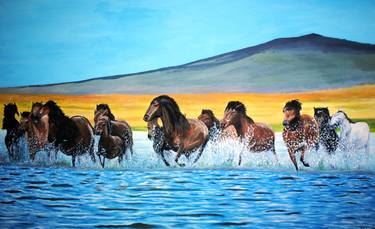 Original Horse Paintings by Jacob Brandt-Mller
