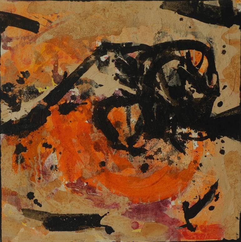 Orange I Painting by K Ryn | Saatchi Art