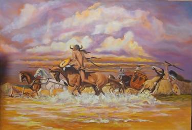 Original Figurative Horse Paintings by Francisco Ocando