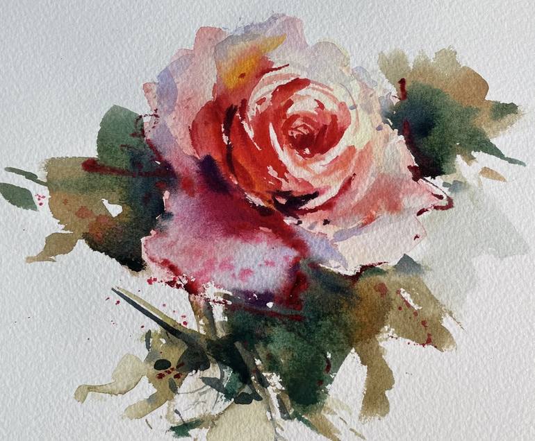 Summer Scented Rose Painting by Carole Norton Cannon | Saatchi Art