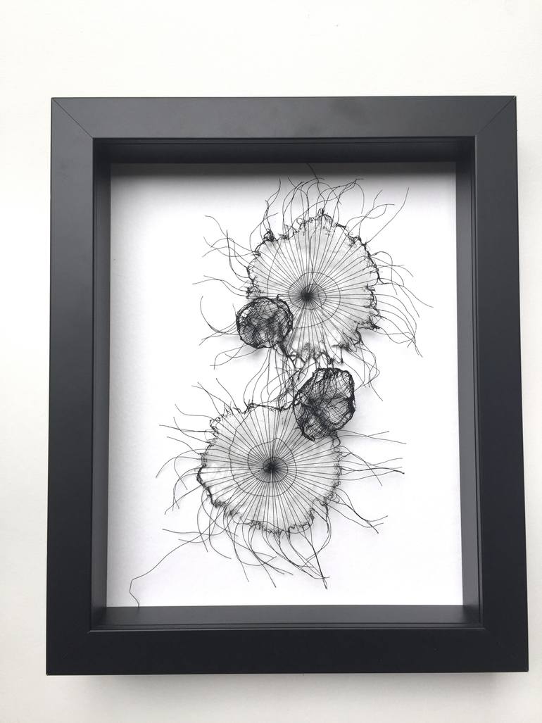 Original Minimalism Abstract Mixed Media by Gourdon Frédérique