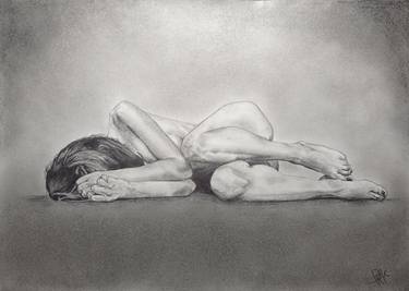 Print of Fine Art Nude Drawings by Brayan Muñoz Castro