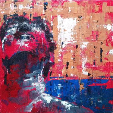Original Abstract Expressionism Men Paintings by kus hervica
