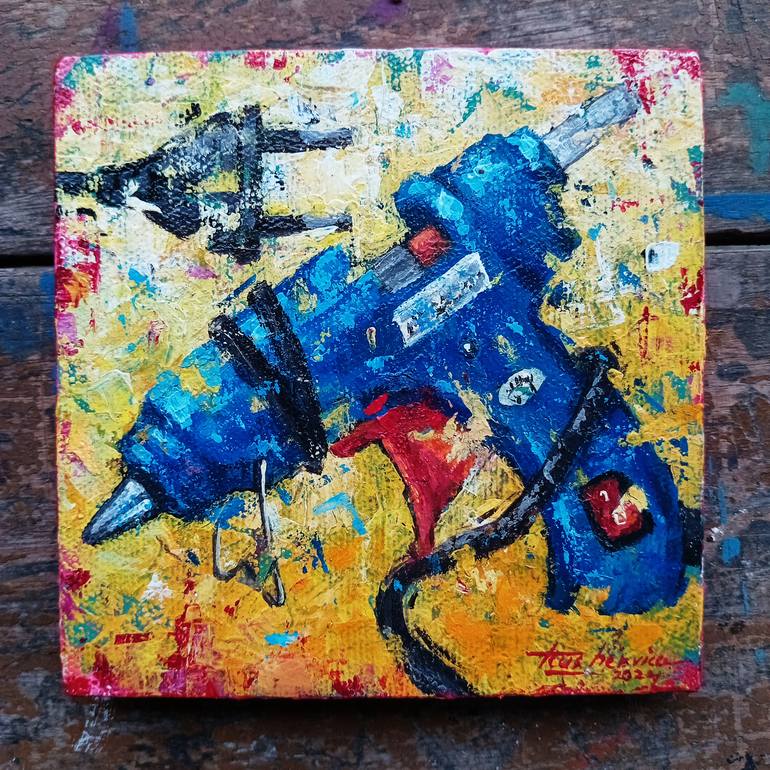 Original Modernism Still Life Painting by Kus Hervica