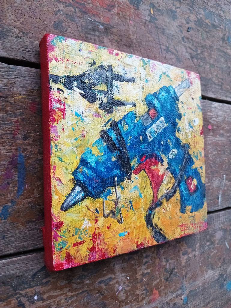 Original Modernism Still Life Painting by Kus Hervica