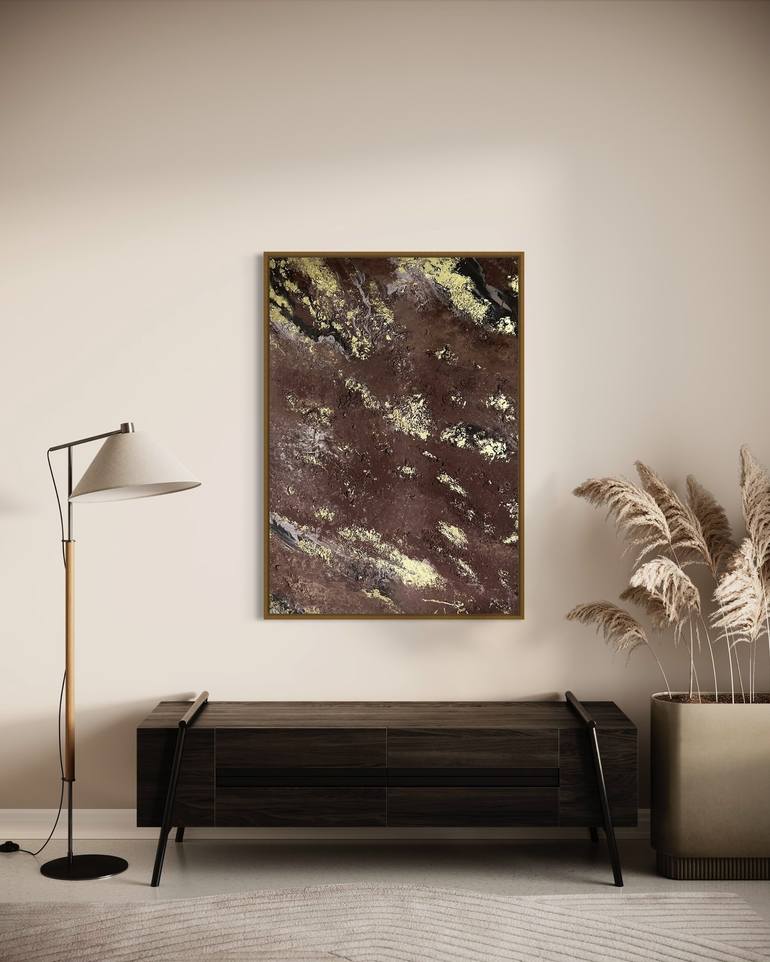 Original Art Deco Abstract Painting by Anzelika Sadova