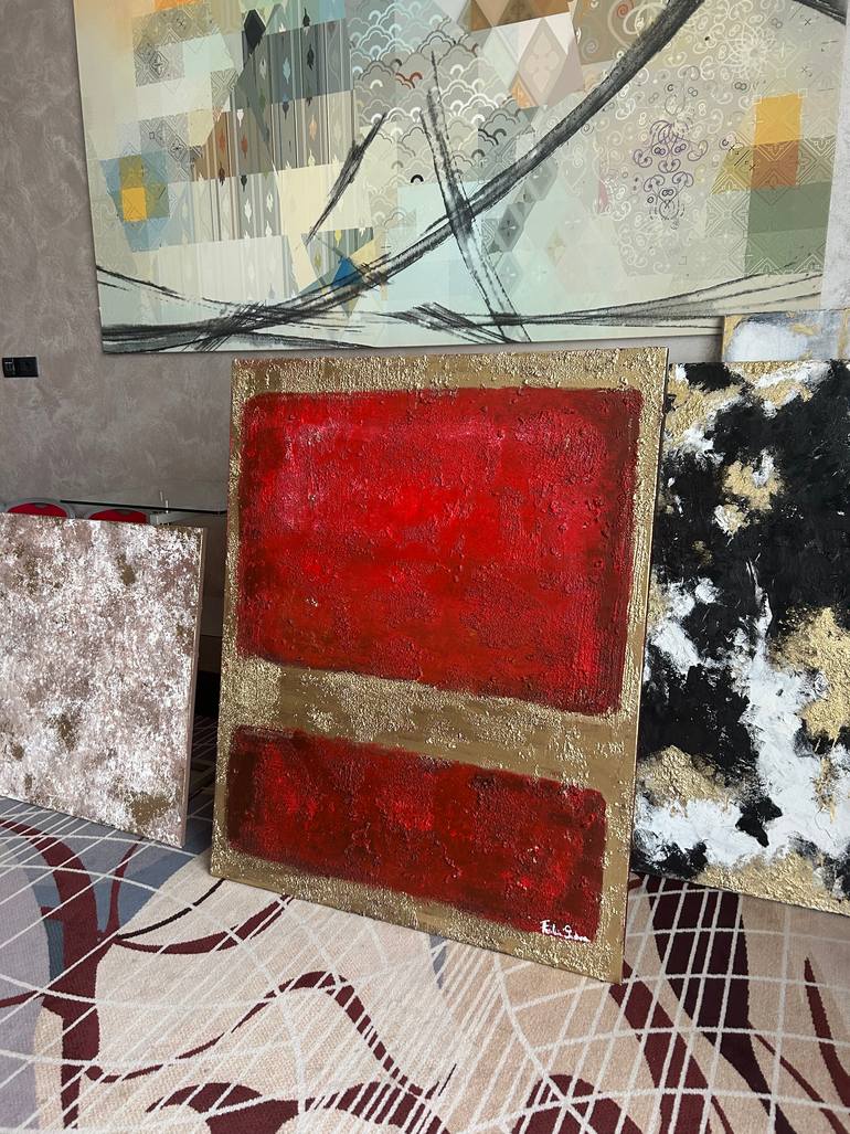 Original Abstract Expressionism Abstract Painting by Anzelika Sadova