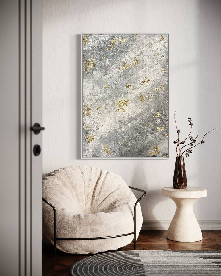 Original Minimalism Abstract Painting by Anzelika Sadova