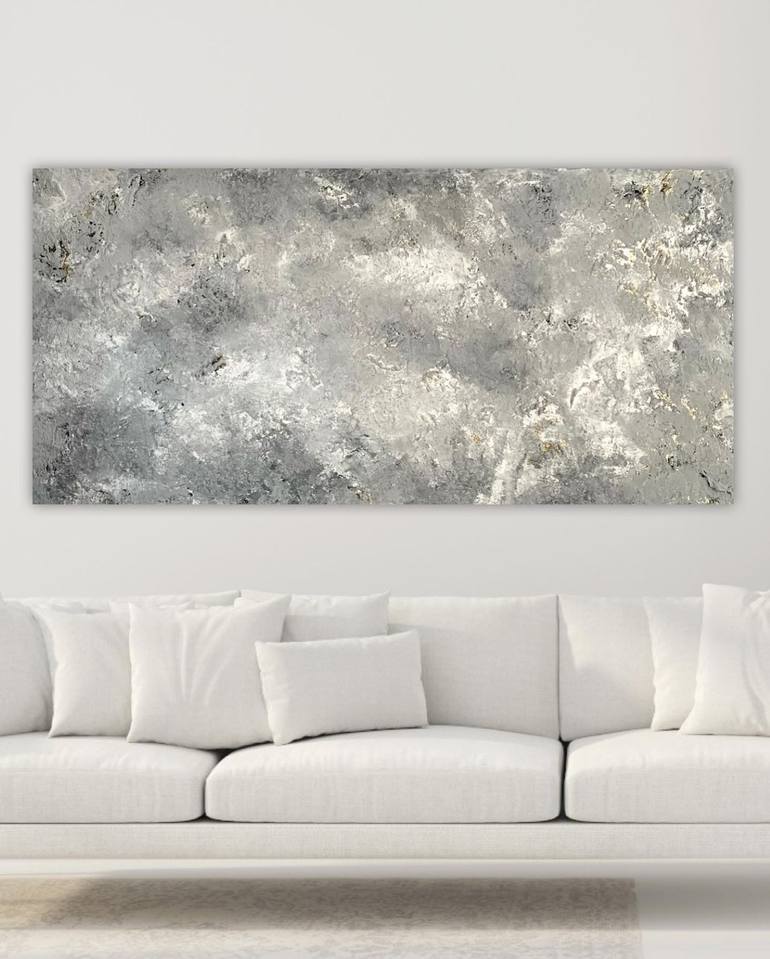 Original Art Deco Abstract Painting by Anzelika Sadova