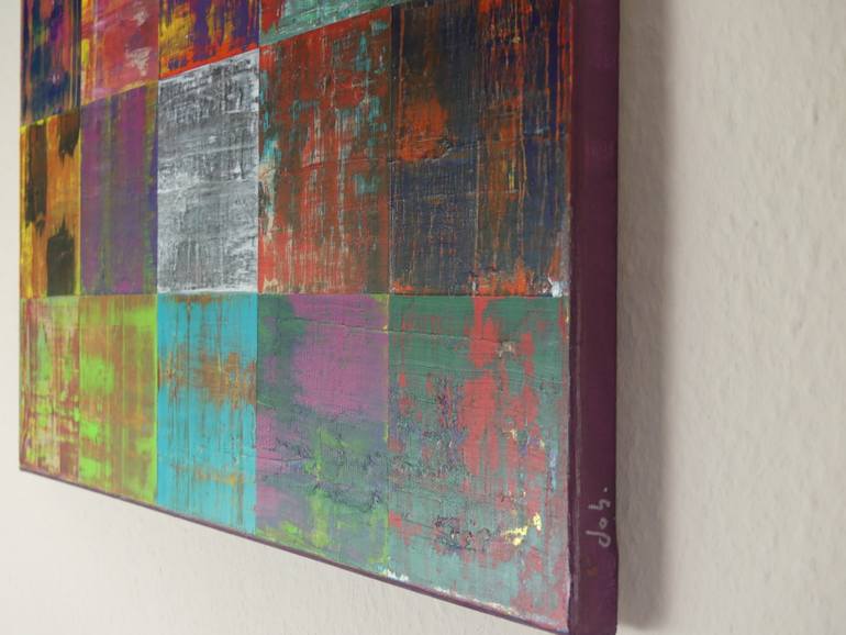 Original Abstract Expressionism Abstract Painting by Dobelina Art