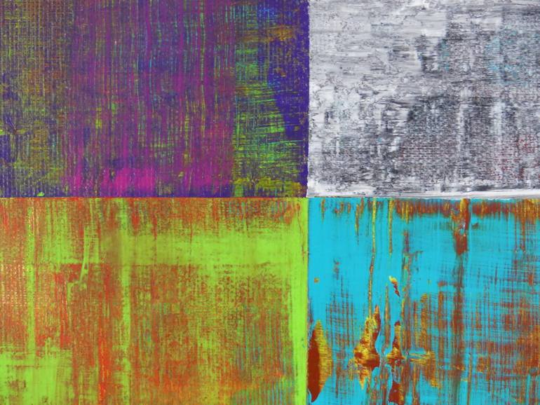 Original Abstract Expressionism Abstract Painting by Dobelina Art