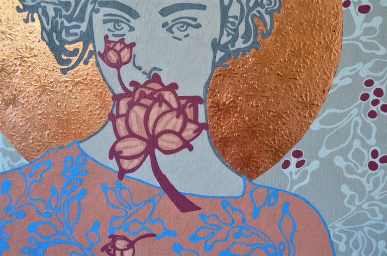 Original Figurative Love Painting by Paz Barreiro 