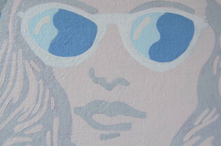 Original Figurative Cinema Painting by Paz Barreiro 