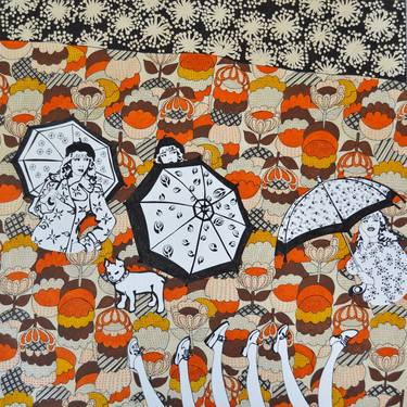 Original Figurative Cinema Collage by Paz Barreiro 
