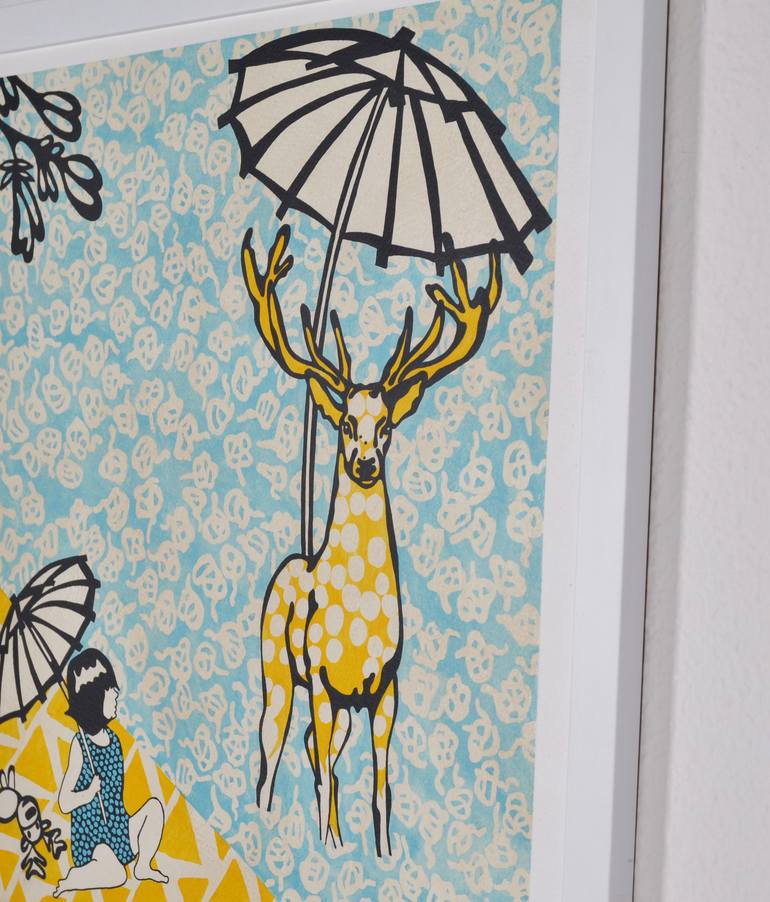 Original Illustration Animal Painting by Paz Barreiro 