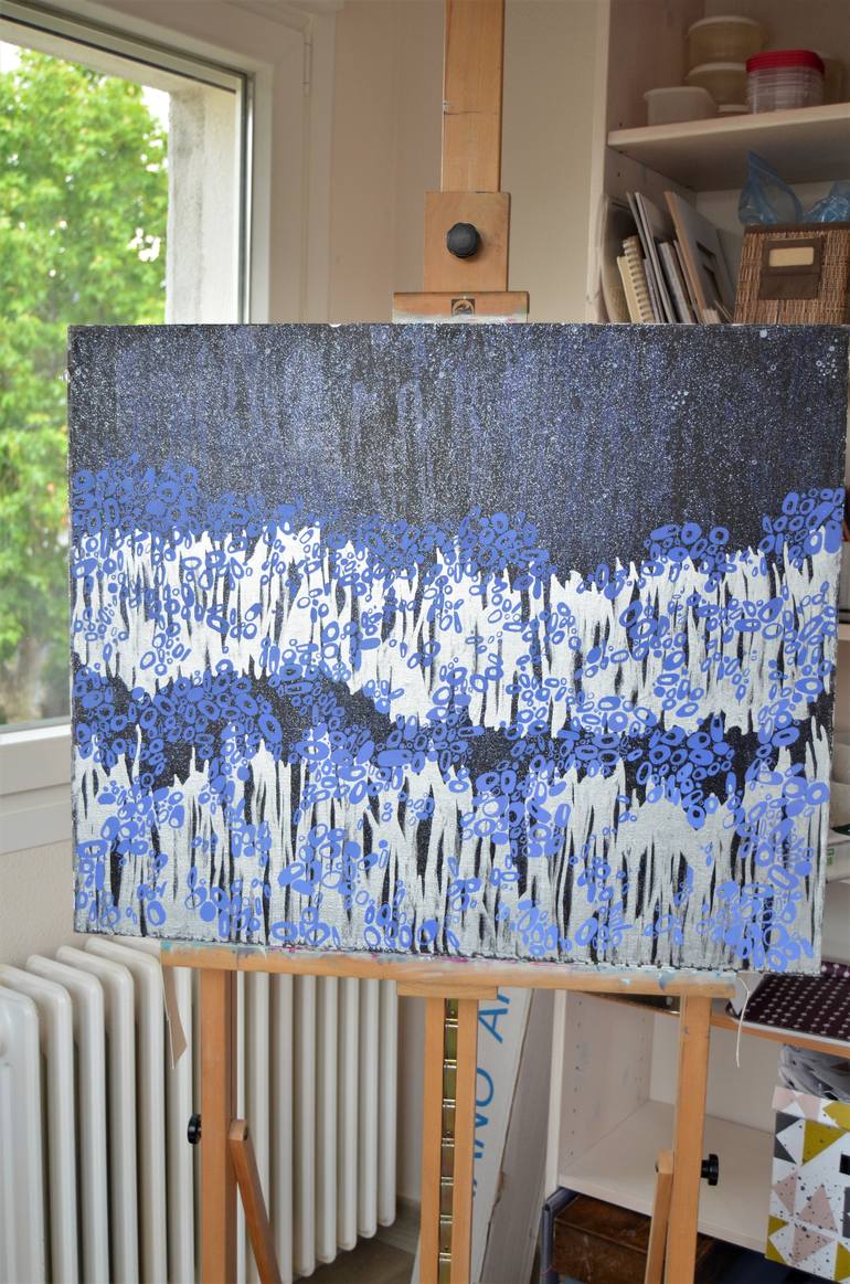 Original Abstract Landscape Painting by Paz Barreiro 
