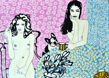 Print of Erotic Paintings by Paz Barreiro
