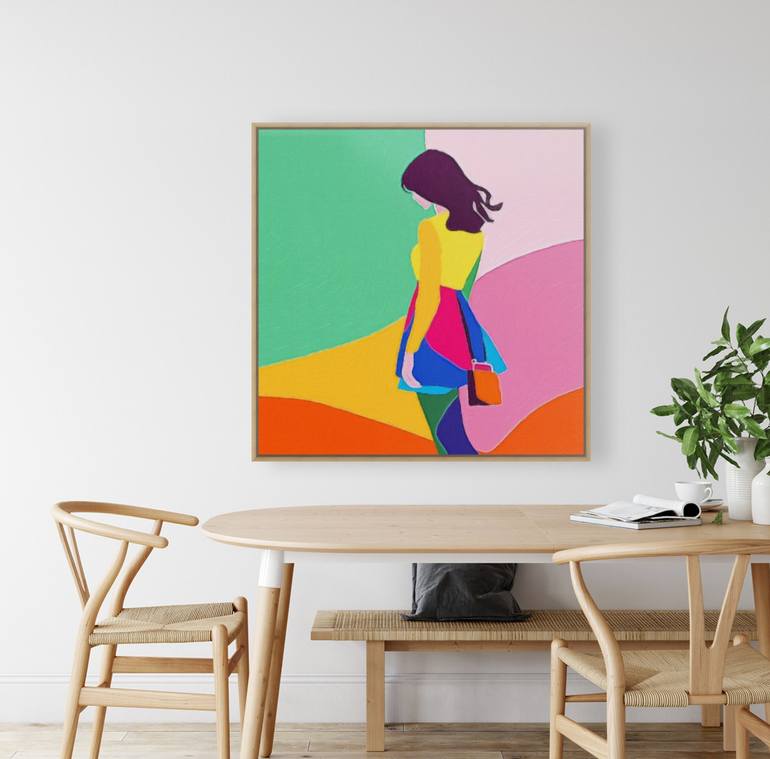 Original Minimalism Women Painting by Katia Kot