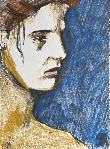 Print of Abstract Expressionism Portrait Drawings by Henrique Andrade