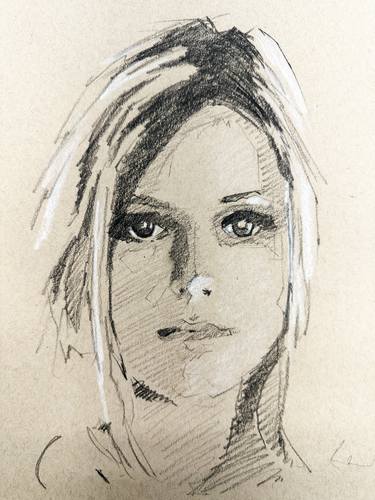 Portrait Commission - Untitled Custom Portrait - Female thumb