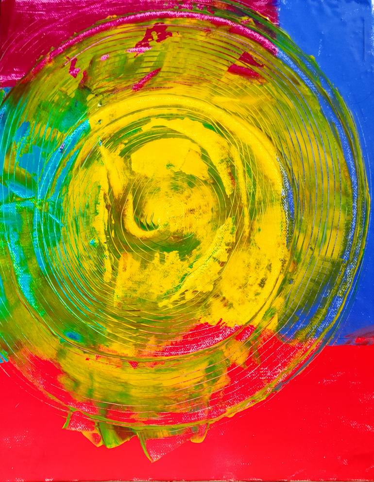 Original Abstract Expressionism Abstract Painting by Minkal Vaishnav