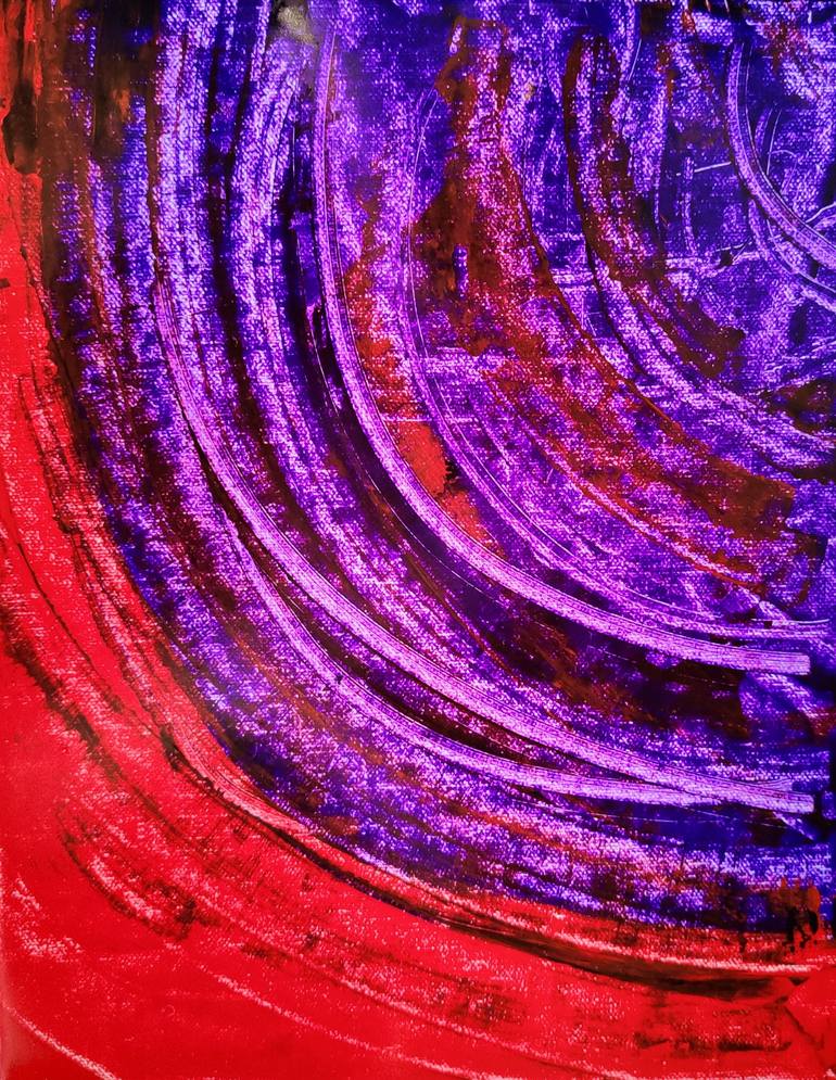 Original Abstract Expressionism Abstract Painting by Minkal Vaishnav