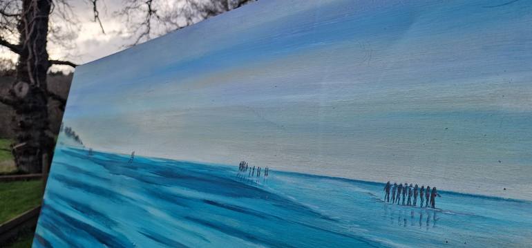 Original Beach Painting by Heather Pettitt