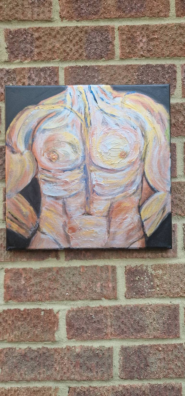 Original Figurative Nude Painting by Heather Pettitt