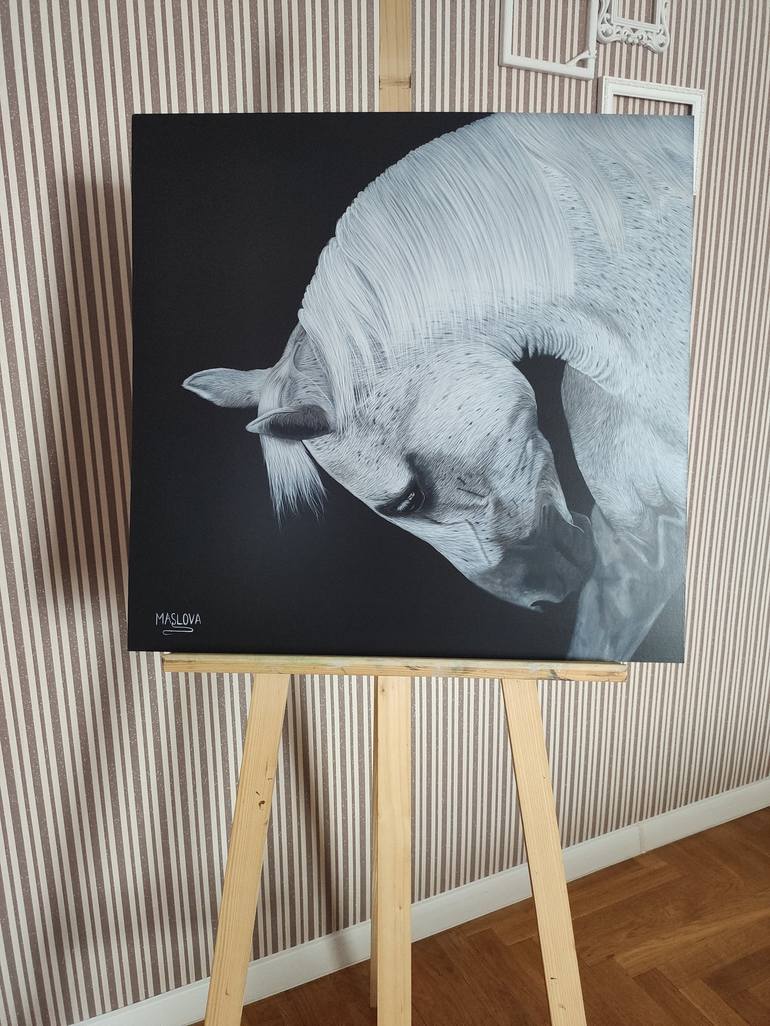 Original Realism Animal Painting by Svitlana Maslova