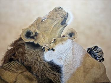 Original Photorealism Animal Paintings by Svitlana Maslova