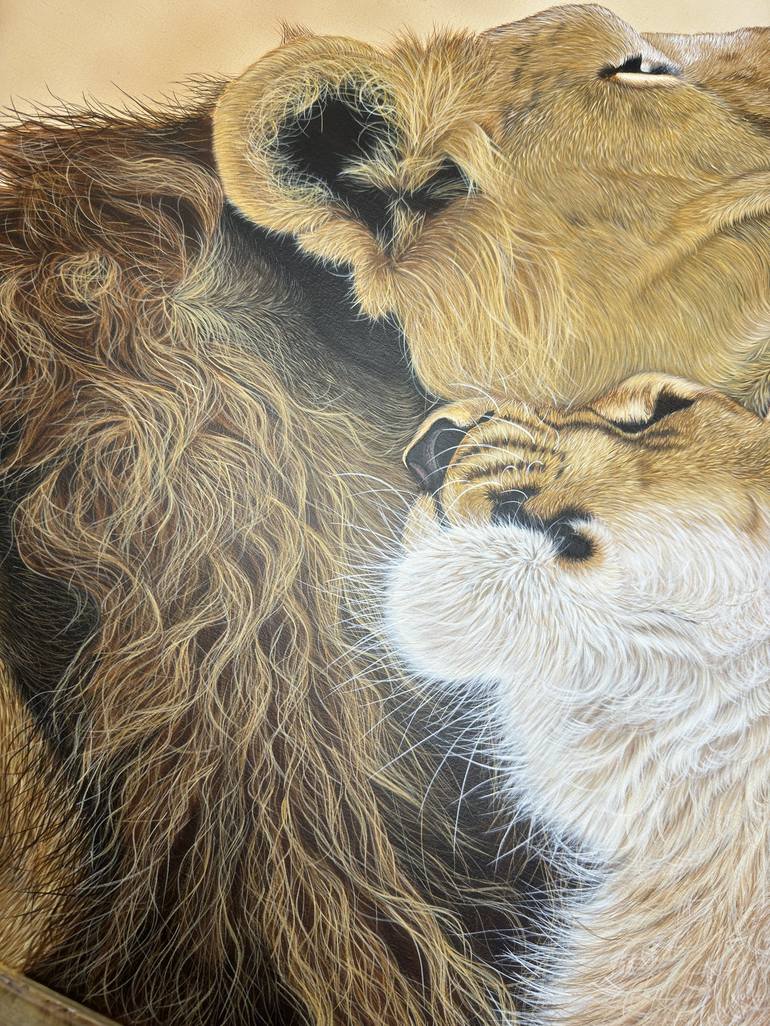 Original Photorealism Animal Painting by Svitlana Maslova