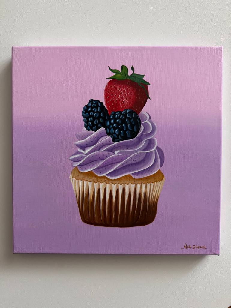 Original Realism Food & Drink Painting by Svitlana Maslova