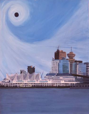 Print of Conceptual Cities Paintings by Mitchell Van Duzer