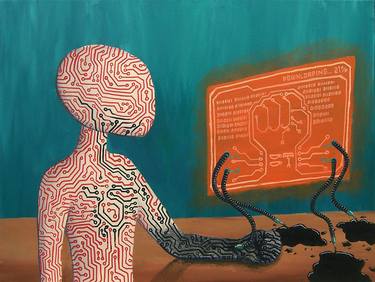 Original Technology Paintings by Mitchell Van Duzer