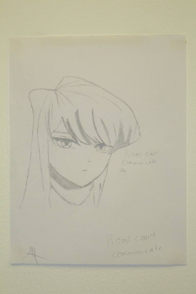 Komi-san Drawing by Andrei Moran | Saatchi Art