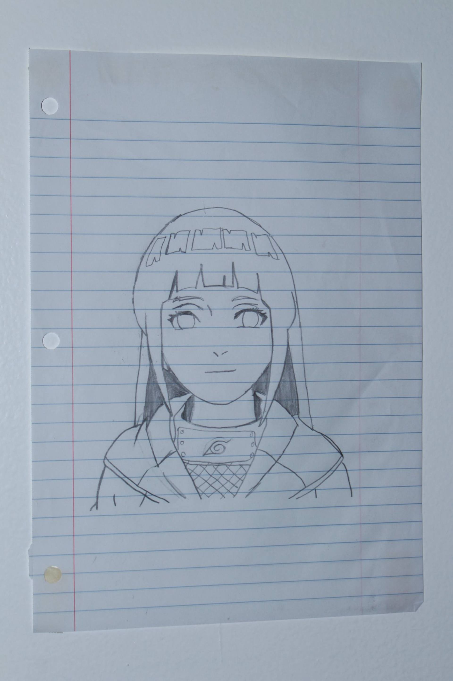 Hinata Hyuga Drawing by Andrei Moran | Saatchi Art Germany