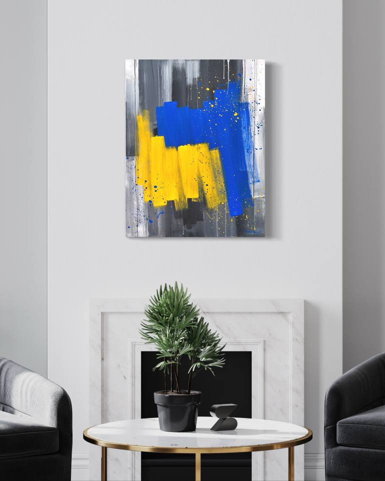 Original Abstract Painting by Anastasiia Khomutova